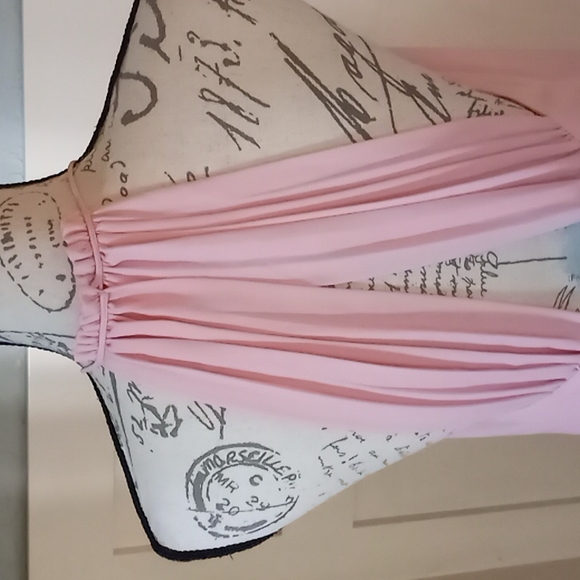 Everly Light Pink Halter Flowy Shift Maxi Dress Sz Small - Picture 4 of 5